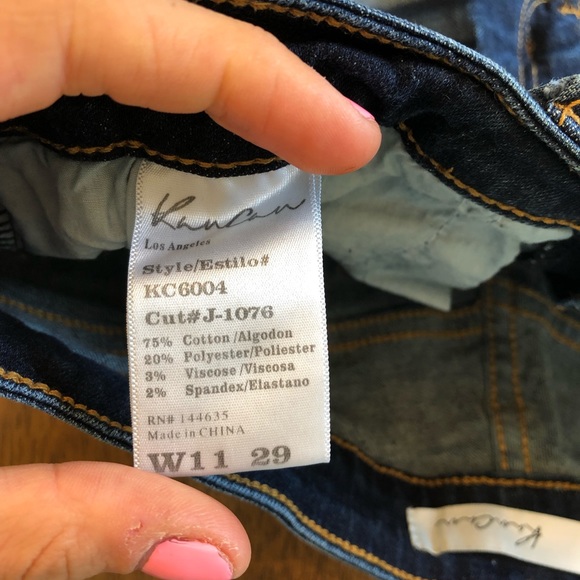 High Rise Jean shorts - Picture 4 of 4